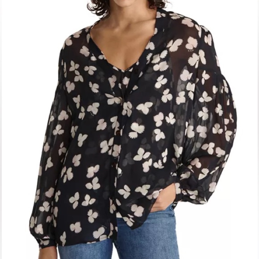 Kooples Naive Flower Shirt